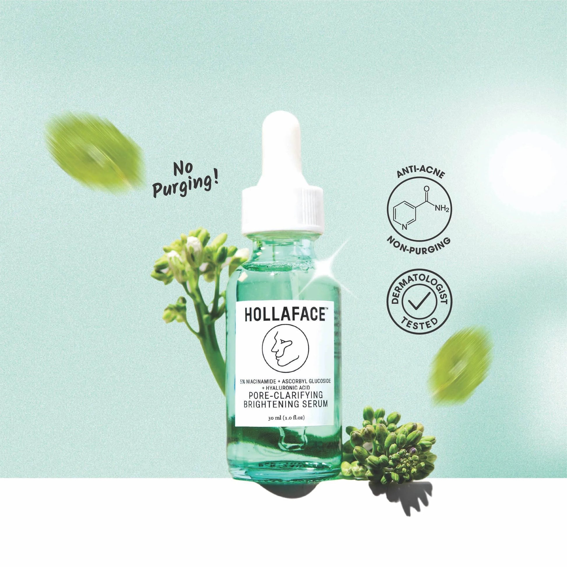 Hollaface Pore-Clarifying Brightening Serum (5% Niacinamide + Ascorbyl Glucoside) (Blueprint Edition)