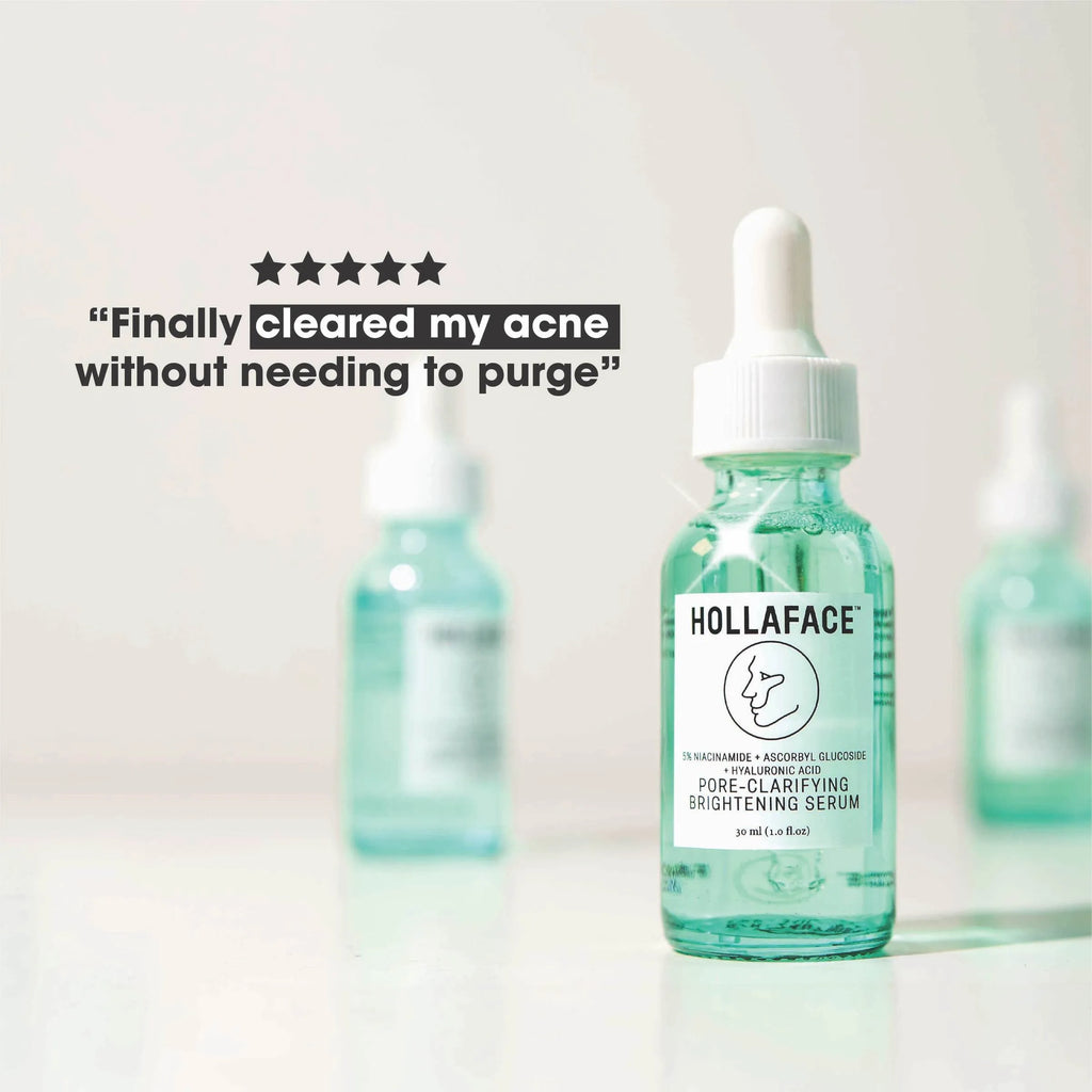 Hollaface Pore-Clarifying Brightening Serum (5% Niacinamide + Ascorbyl Glucoside) (Blueprint Edition)