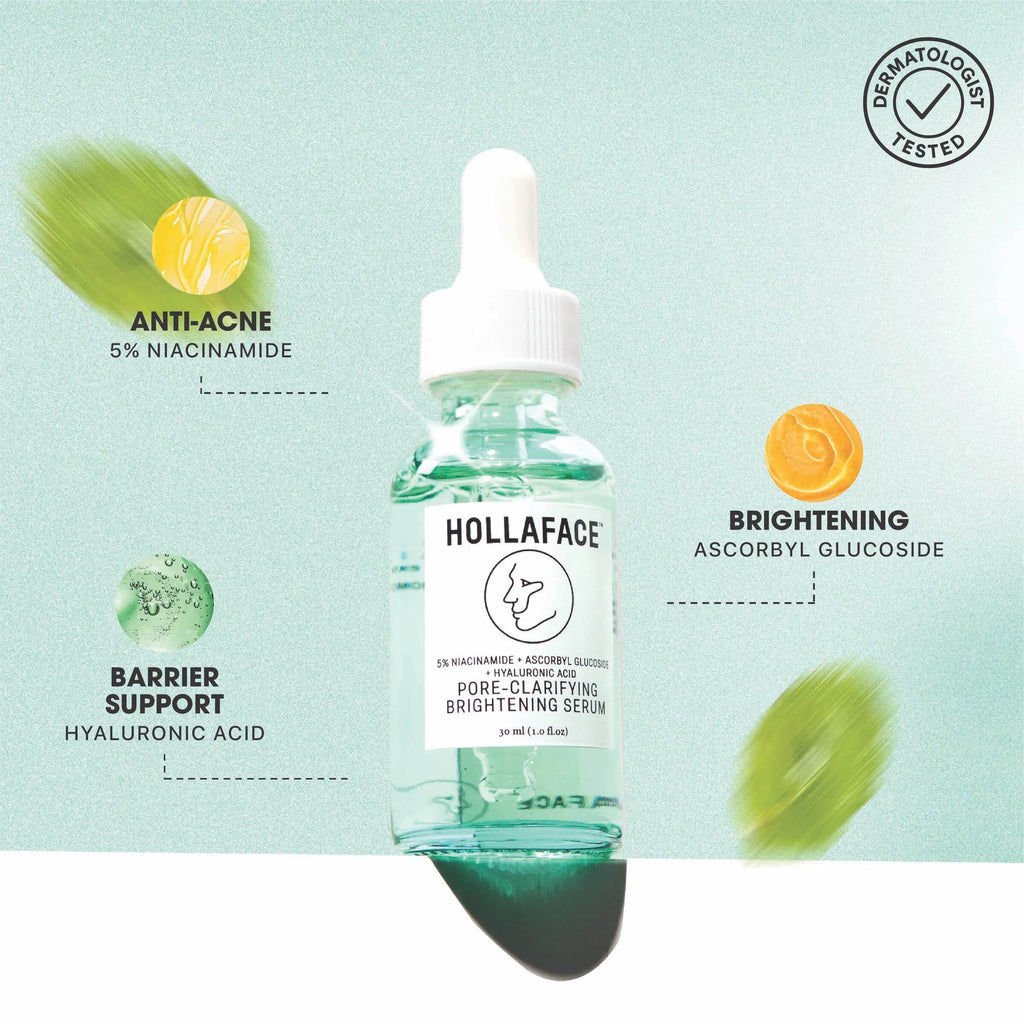 Hollaface Pore-Clarifying Brightening Serum (5% Niacinamide + Ascorbyl Glucoside) (Blueprint Edition)
