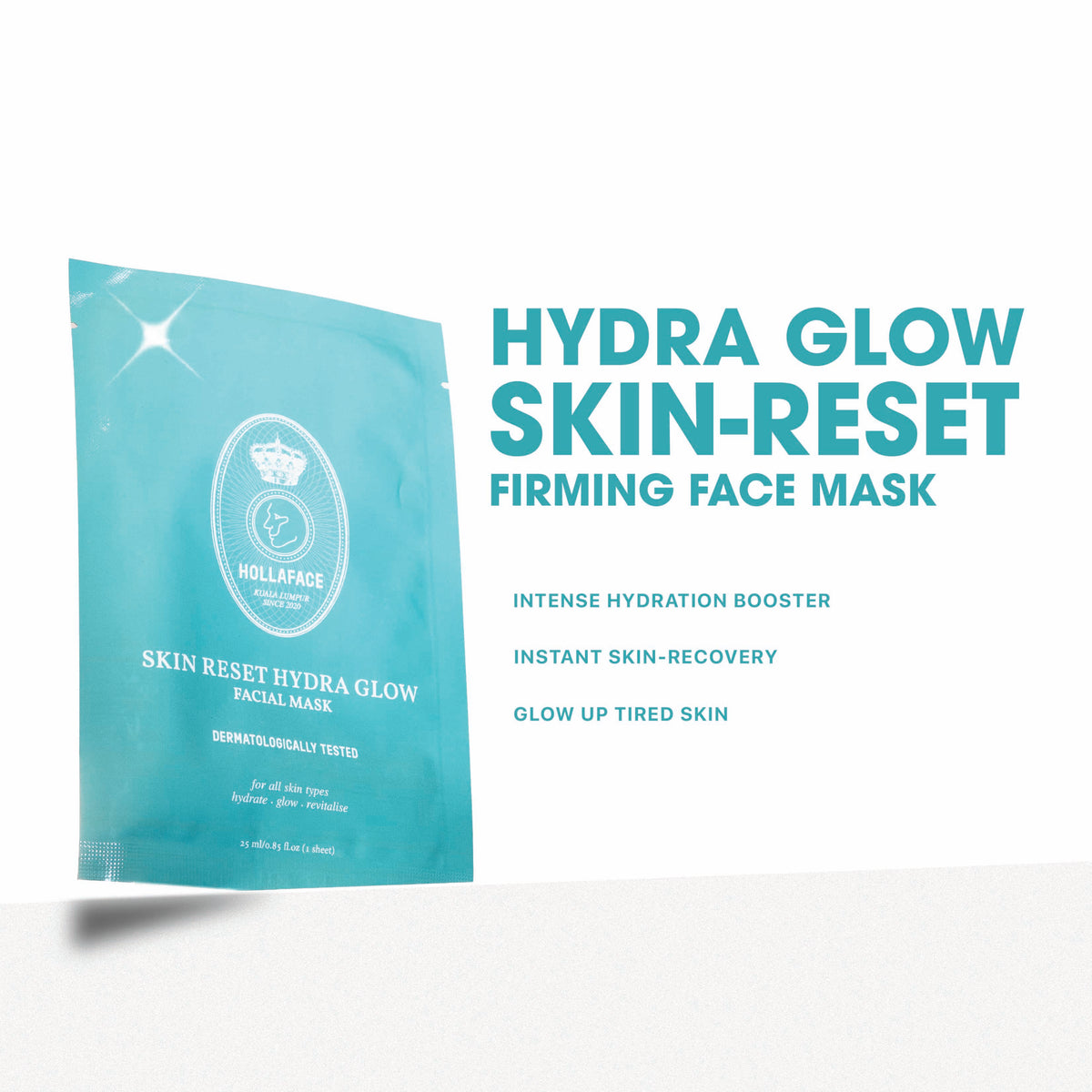 Hollaface Skin Reset Hydra Glow Facial Mask
