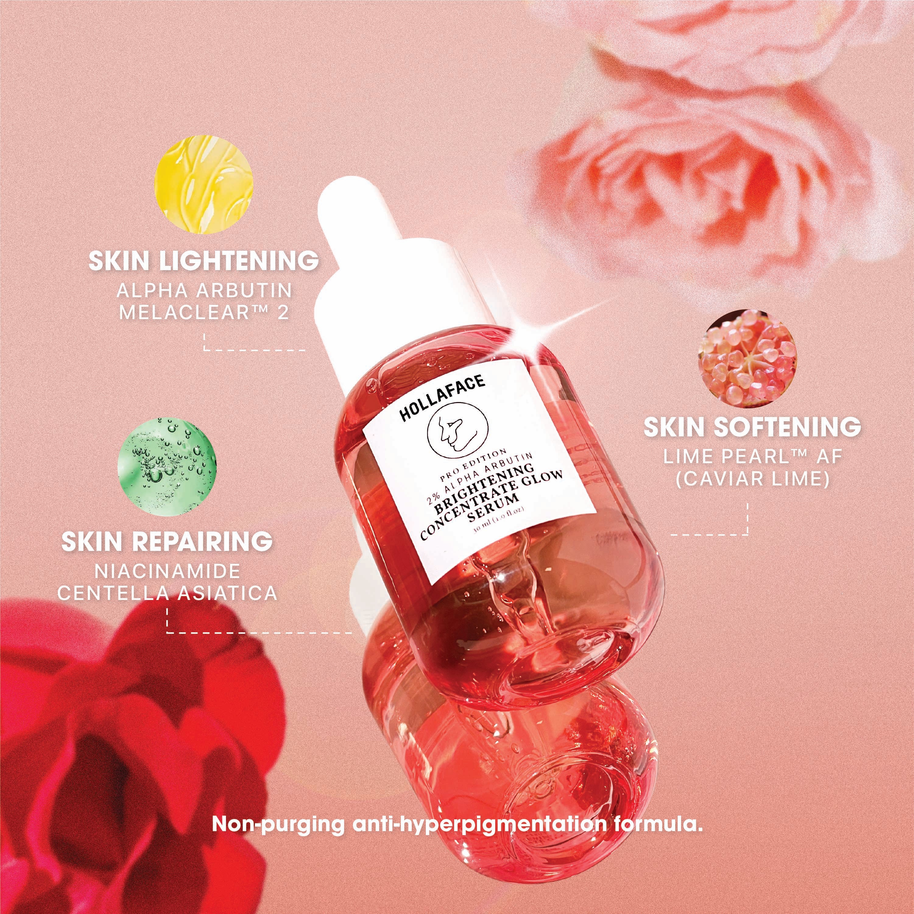 Hollaface Brightening Concentrate Glow Serum (Pro Edition)