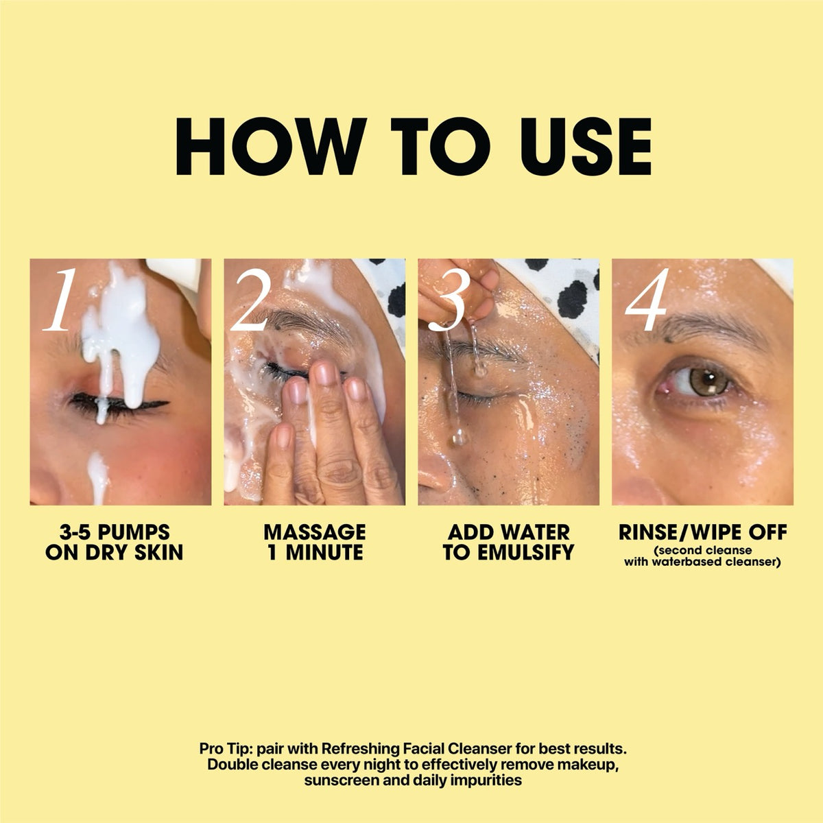 Hollaface Gentle Double Cleansing Bundle (Hollaface Refreshing Facial Cleanser + Hollaface Hydra Clarifying Cleansing Milk)