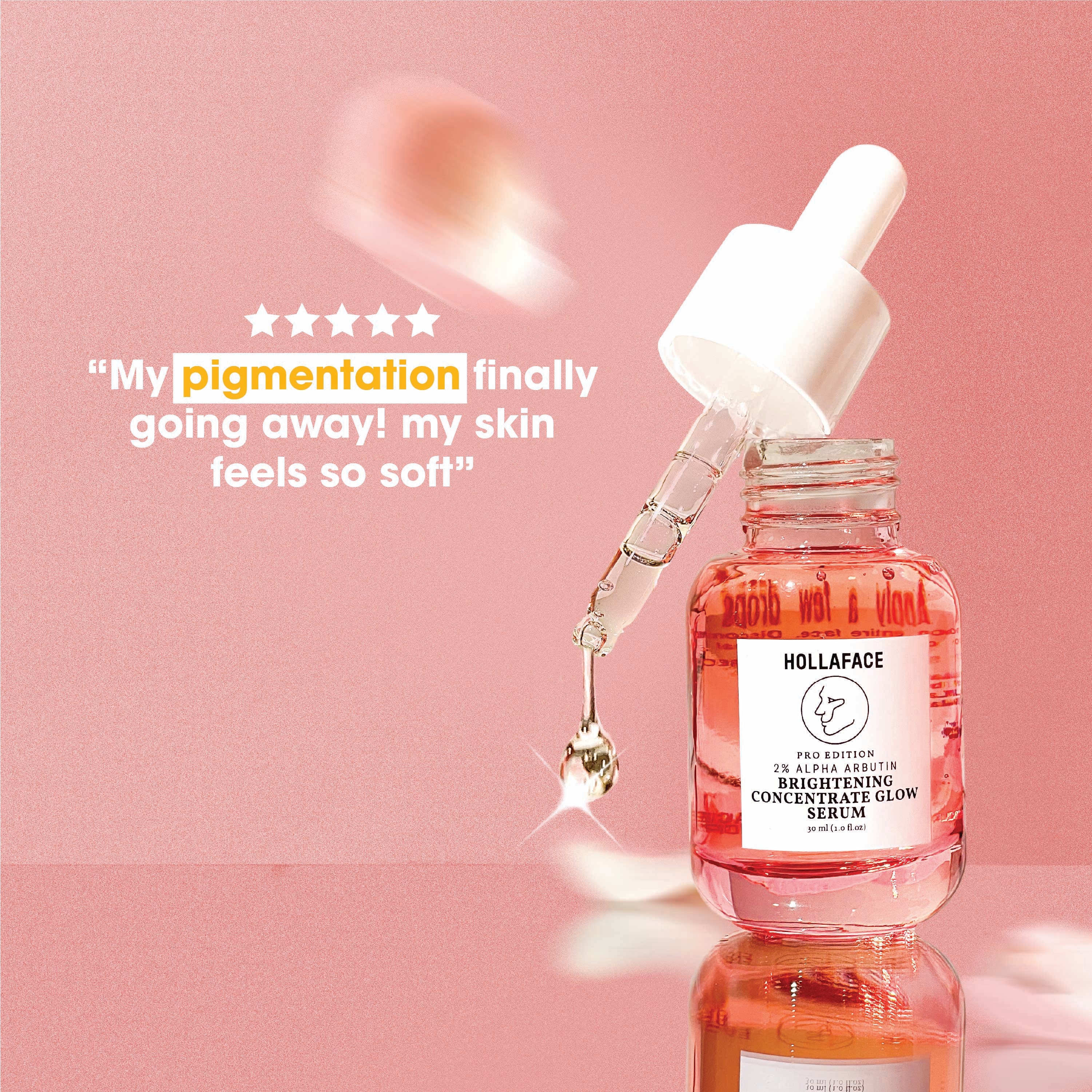 Hollaface Brightening Concentrate Glow Serum (Pro Edition)