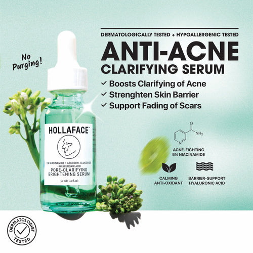 Hollaface Pore-Clarifying Brightening Serum (5% Niacinamide + Ascorbyl Glucoside) (Blueprint Edition)