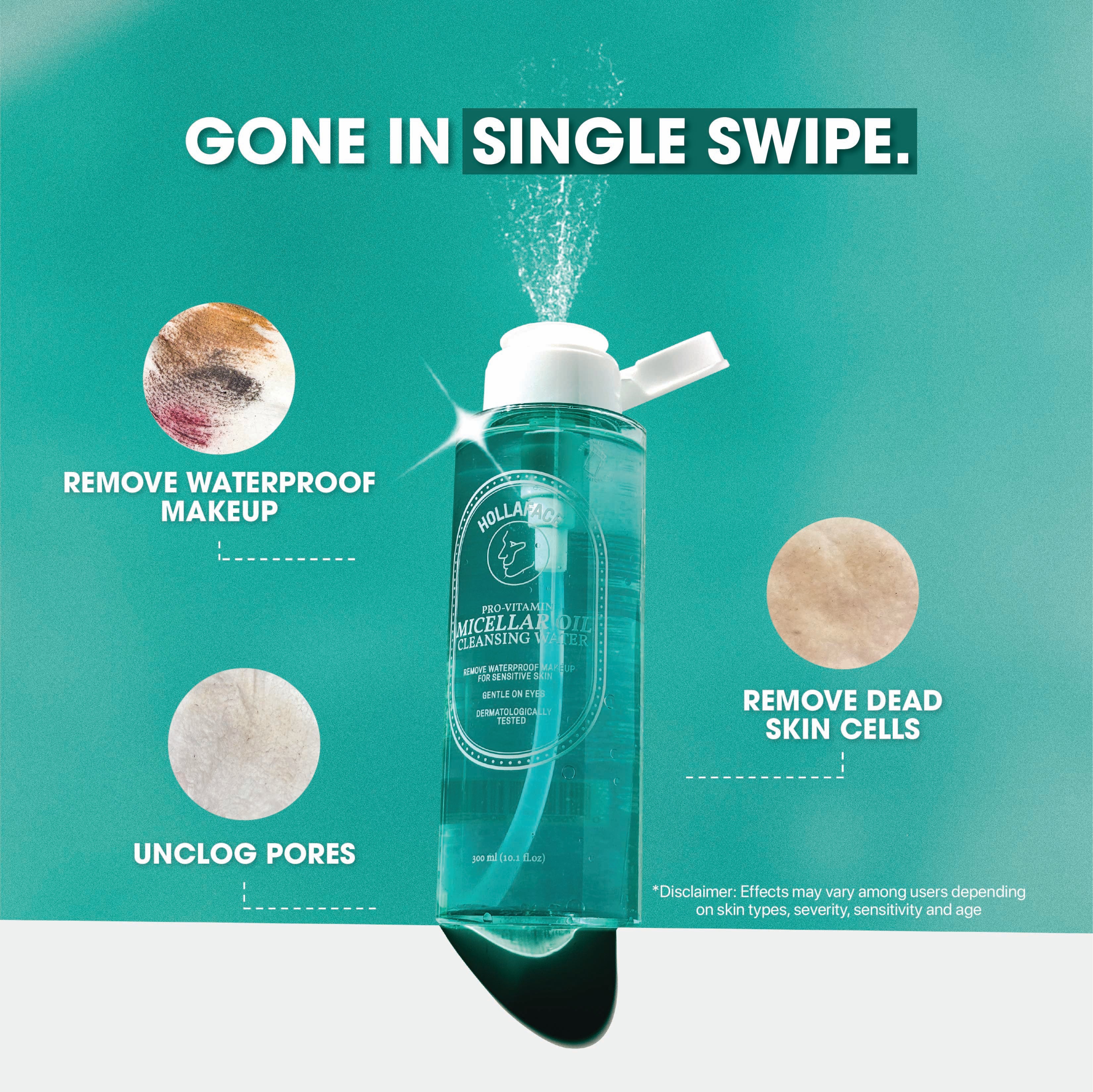 Hollaface Pro-Vitamin Micellar Oil Cleansing Water (Pro Edition)