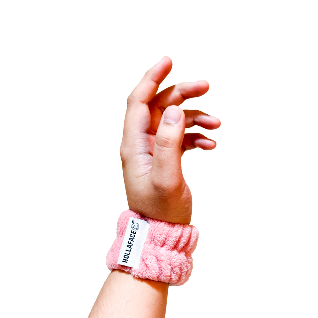 Hollaface Pink Headband + Wristband (Limited Edition)