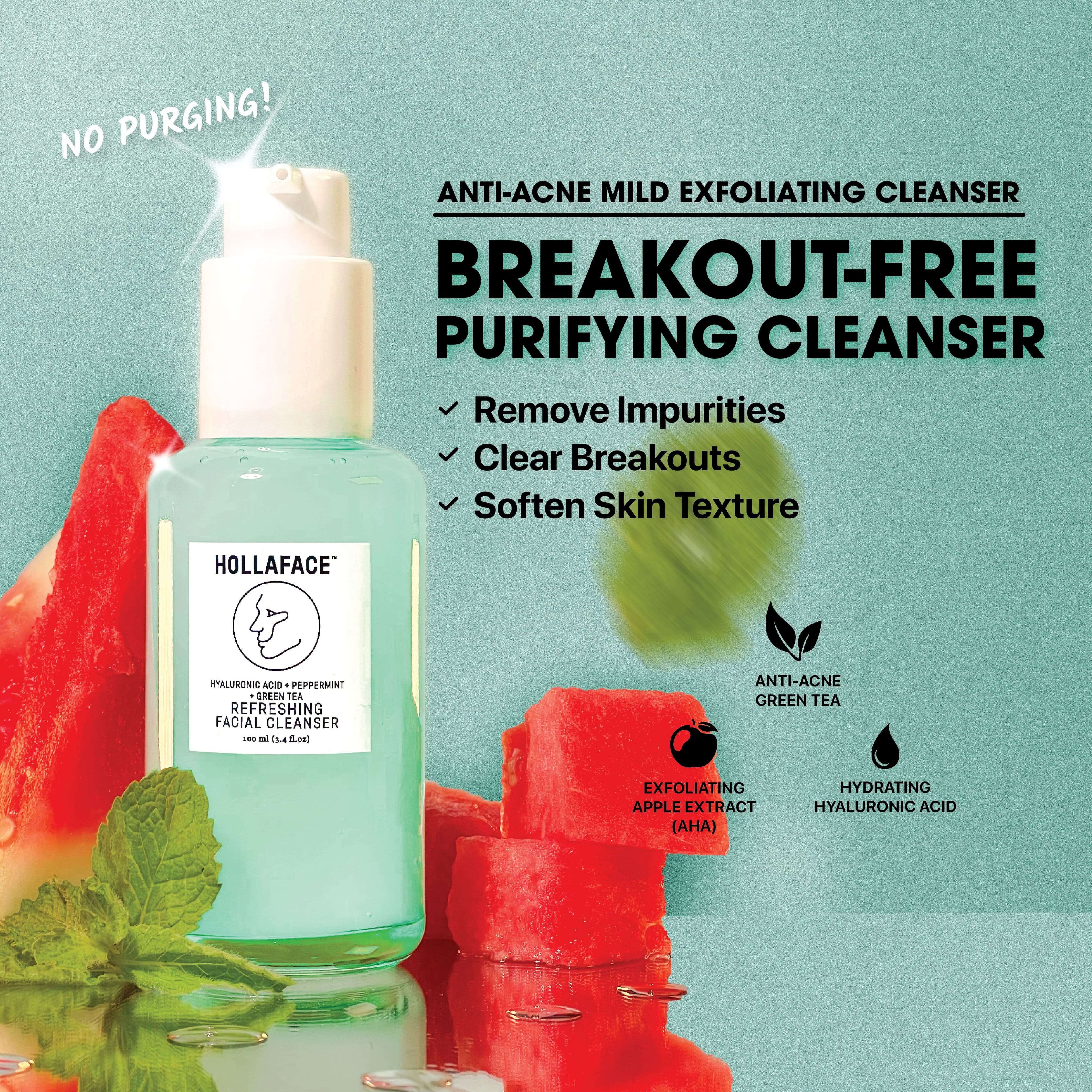 Hollaface Refreshing Facial Cleanser (Blueprint Edition)