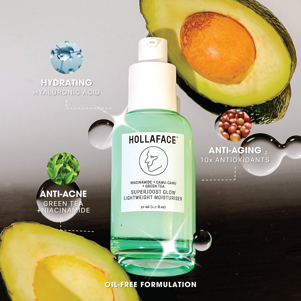 Hollaface SuperJoost Glow Lightweight Moisturiser (Blueprint Edition)(50mL)