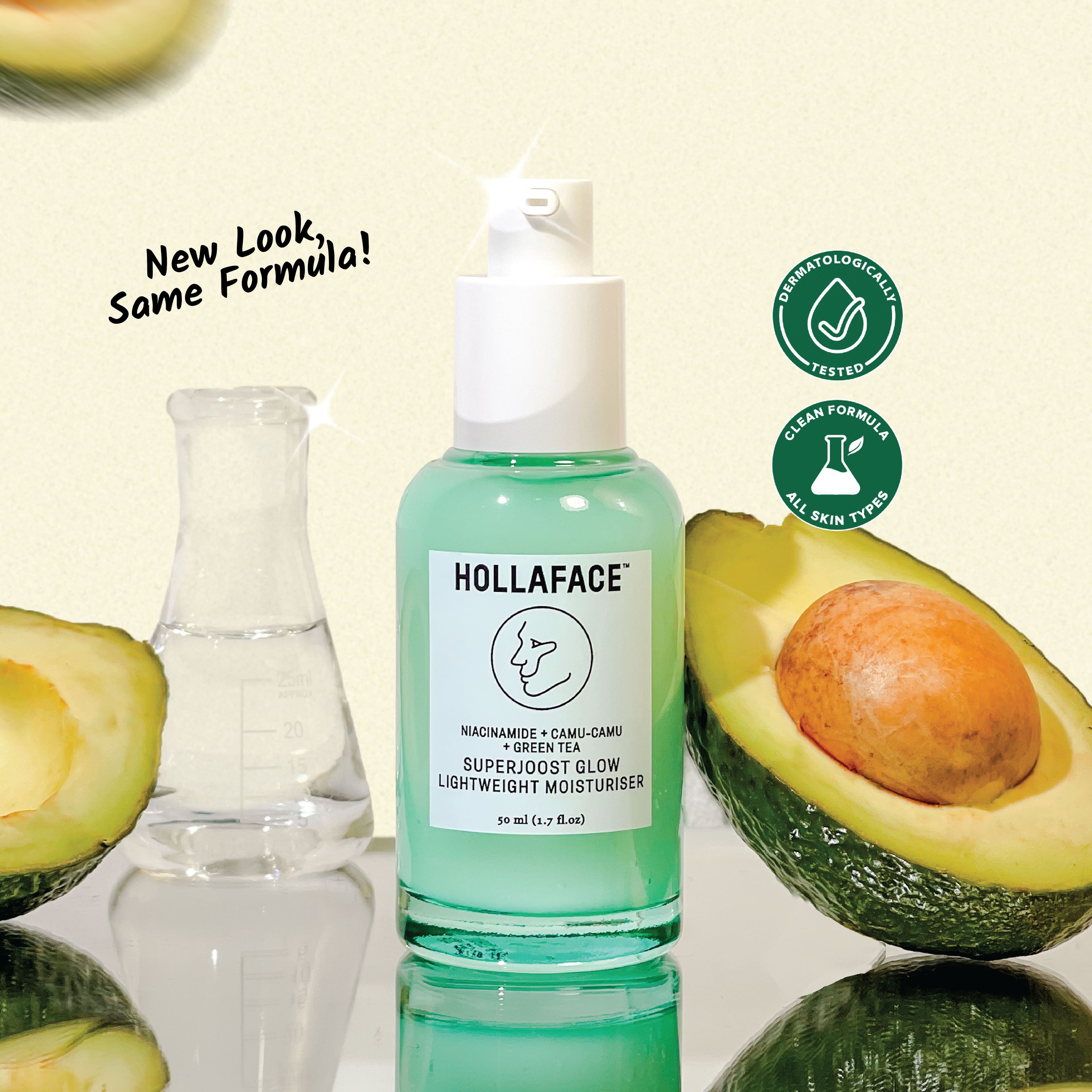 Hollaface SuperJoost Glow Lightweight Moisturiser (Blueprint Edition)(50mL)