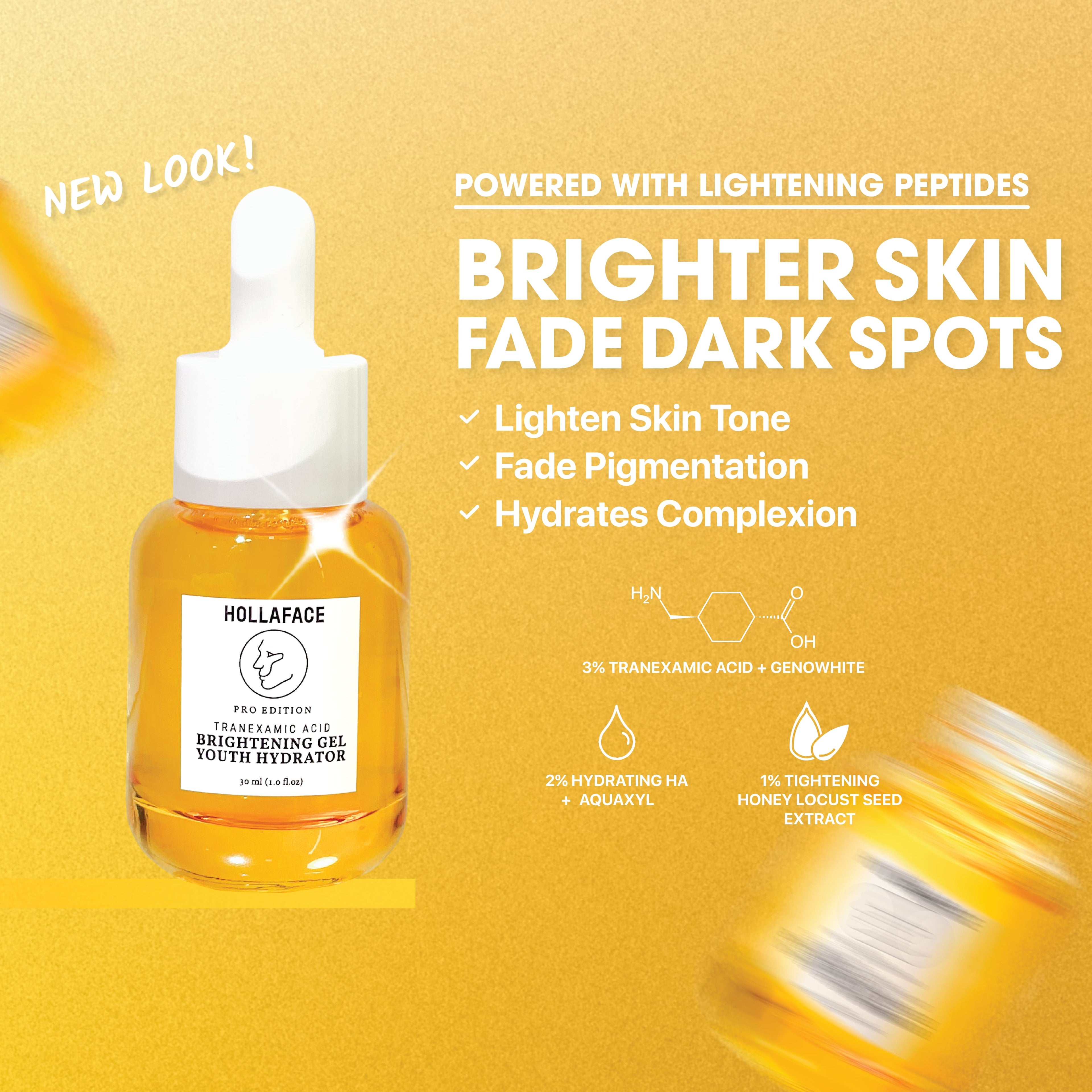 Hollaface Tranexamic Acid Brightening Gel Youth Hydrator (Pro Edition)