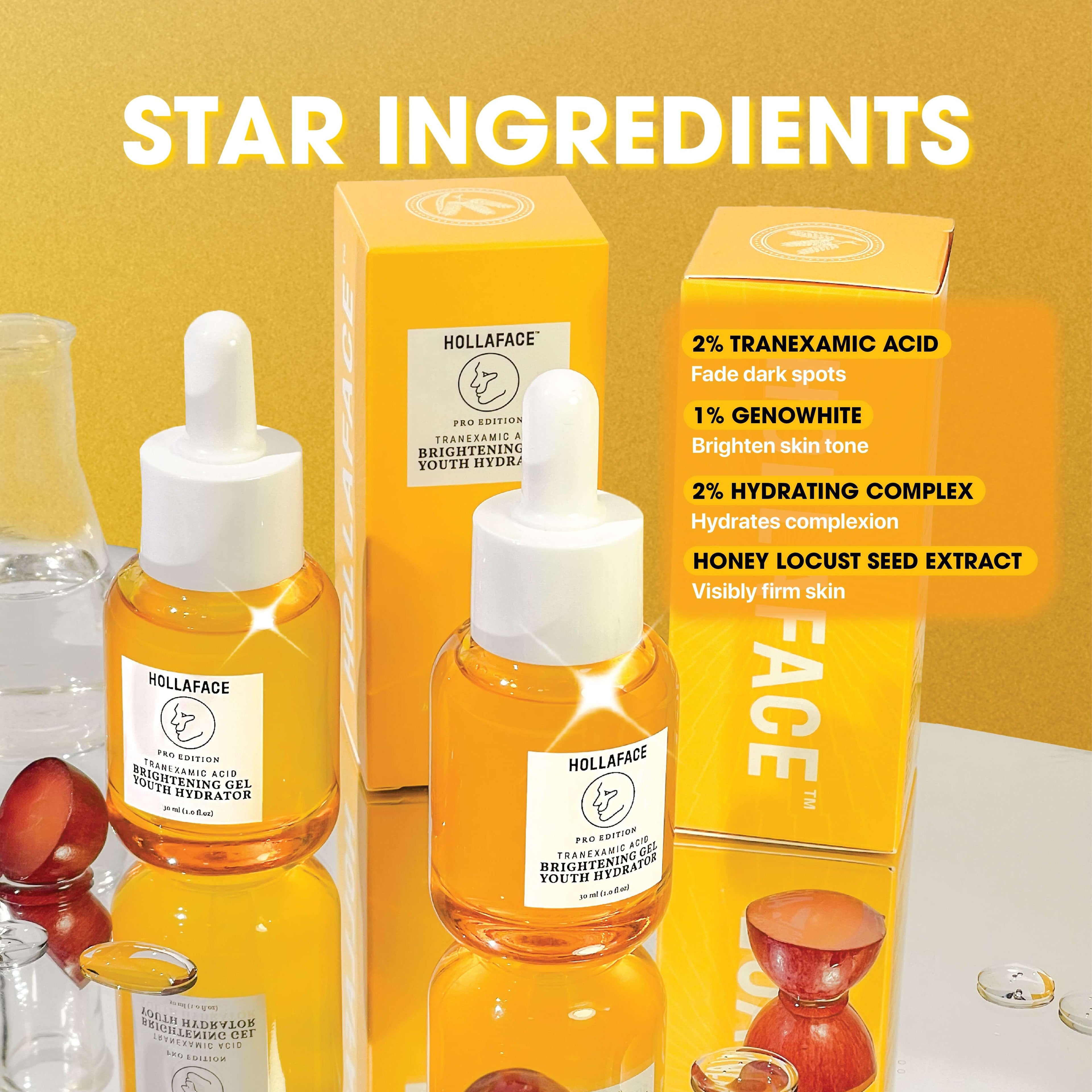 Hollaface Tranexamic Acid Brightening Gel Youth Hydrator (Pro Edition)